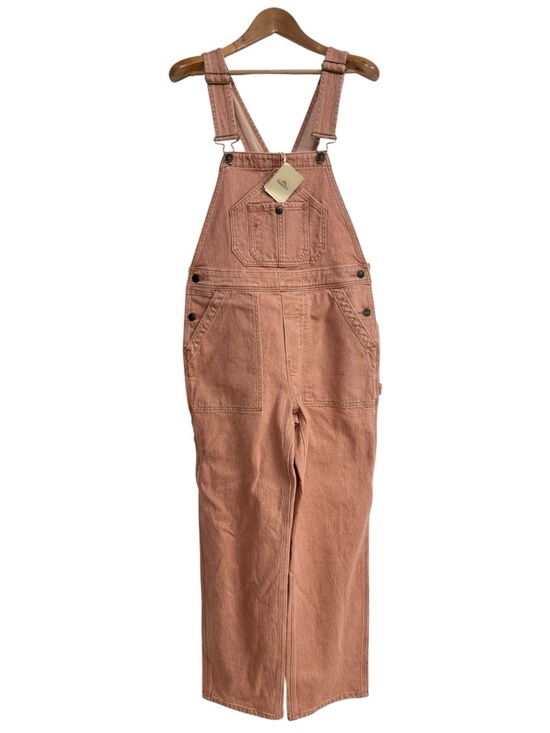Faherty Pants - Faherty Rose Pink Cotton Carpenter Overalls Jumpsuit